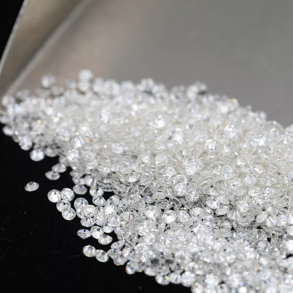 2mm Diamond Vs développé par laboratoire coupé brillant rond 1 clarté pour la fabrication de bijoux