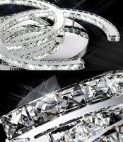 Quarto postmoderno altura conduzida 28cm de Crystal Wall Lamp 24W