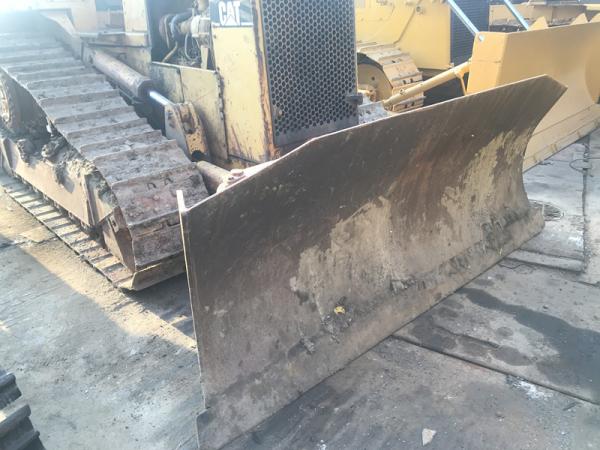 Open Cabin Mini Used Cat Bulldozer D4h With 6 Way Blade Cat 3204 Engine