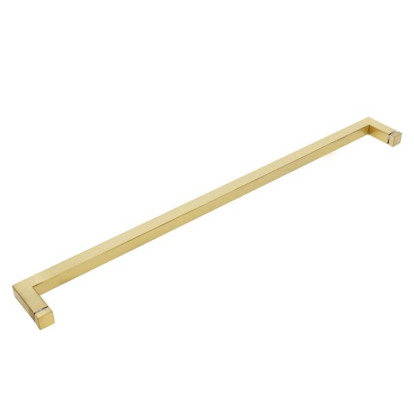 Customized Design Square Glass Pull Big Handle for Shower Door in Polish/Satin Finish