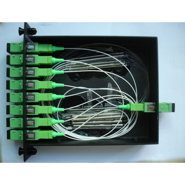 LGX Metal Fiber Optic Splitter Box 1x4 1x8 1x16  , Optical PLC Splitter