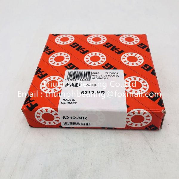 FAG Deep Groove Ball Bearings 6212-NR