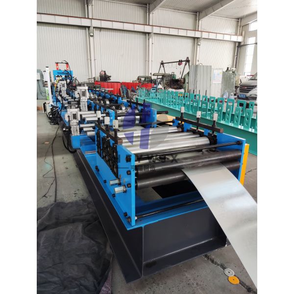 22KW CZ Steel Purlin Roll Forming Machine Compact Design By PLC Control