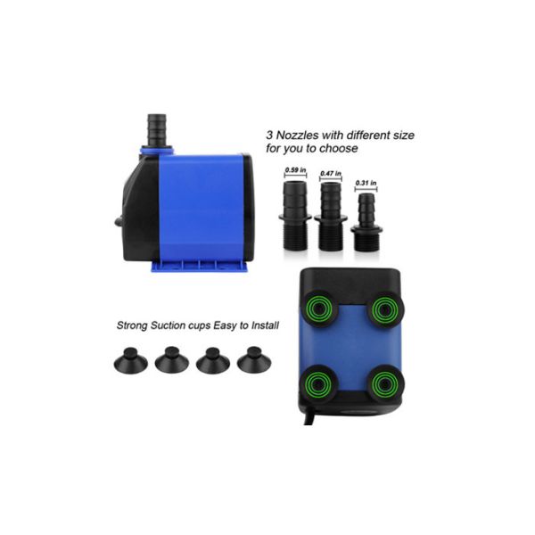 водяная помпа 2500l малошумная Aircon, многофункциональная земноводная водяная п