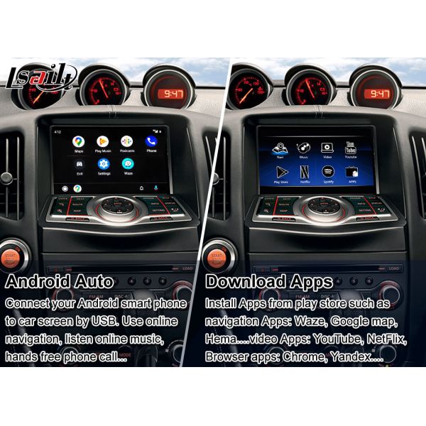 Экран мультимедиа автомобиля для дисплея замены следопыта 2012-2018 HD патруля Nissan 370Z