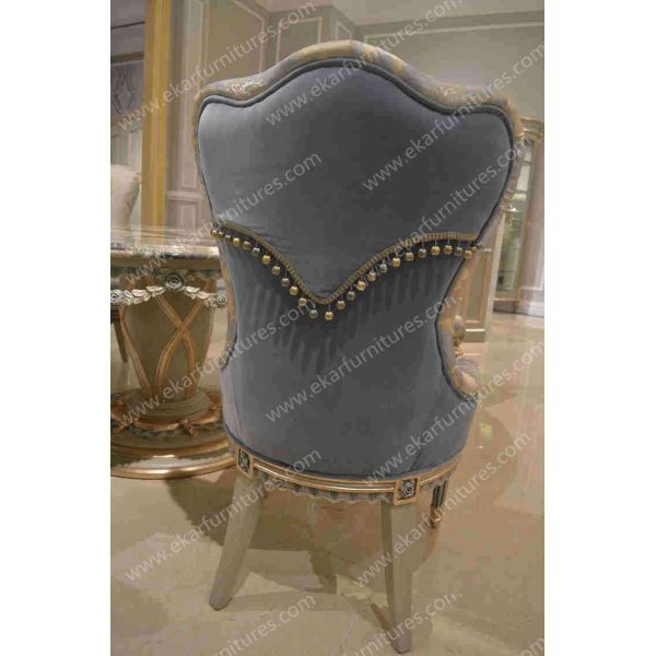 Antique French style home furniture wood design  dining chairs FY-133