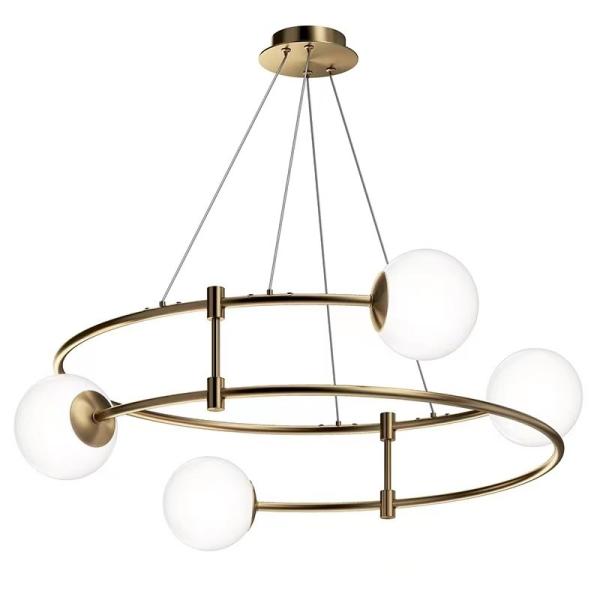 Designer Living Room Chandelier Modern Simple Atmosphere Room Ring Creative Personality Dining Room Pendant Light
