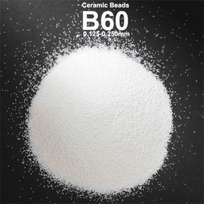 700HV Ceramic Blasting Media Zirconia Beads B20 B40 B60 For Steel Pipe Surface Cleaning
