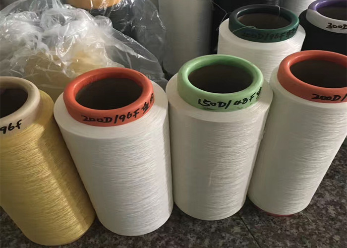 Weaving Use 200D /96F NIM Polyester DTY Yarn , Spun Polyester Yarn Eco - Friendly