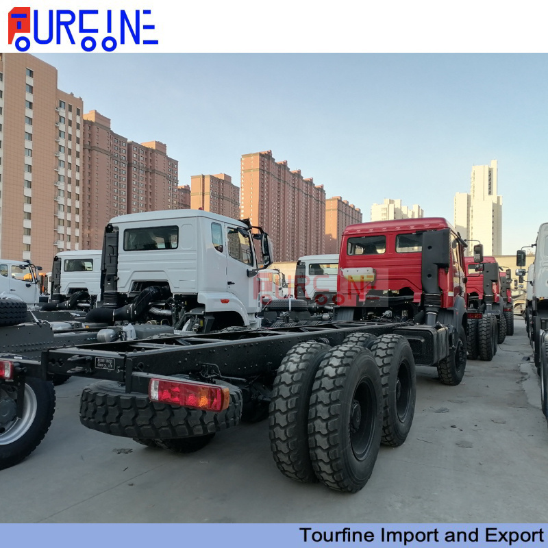 BEIBEN NG80 6X6 Heavy Duty Cargo Truck Chassis 30-40 Ton With 420HP Diesel Engine