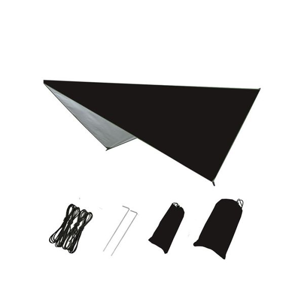 No Splintering Garden Wind Screen Polyester Triangle Awning Waterproof