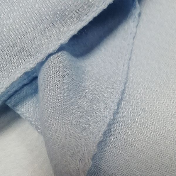 Wholesale Solid Color Hijab square Jacquard Tudung for Muslim Women