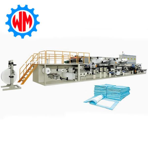 WM-MT03 Underpad Making Machine 380V 50Hz Auto Stacker Inspection Tools