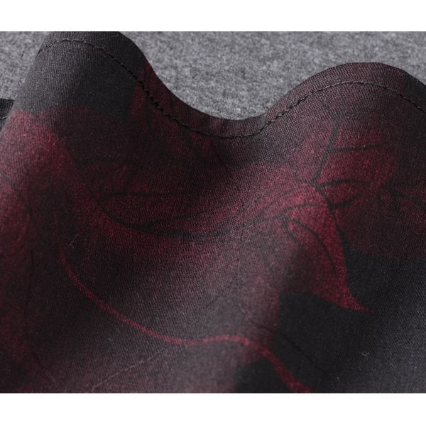 Camiseta de mano larga de viscosa/poliéster/espandéx para camisas de hombre