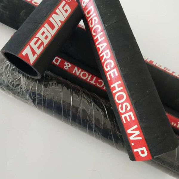 Diesel Oil Rubber Hose 38mm Fuel Suction Hose With Helix Steel Wire Synethic Rubber