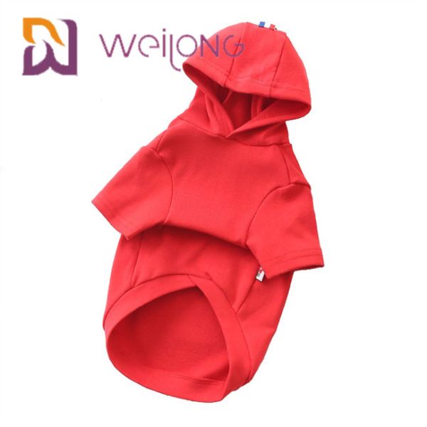 The Union Jack Rubber Print UK Flag Pet Hoodie Short Type BSCI Cute Dog Hoodies