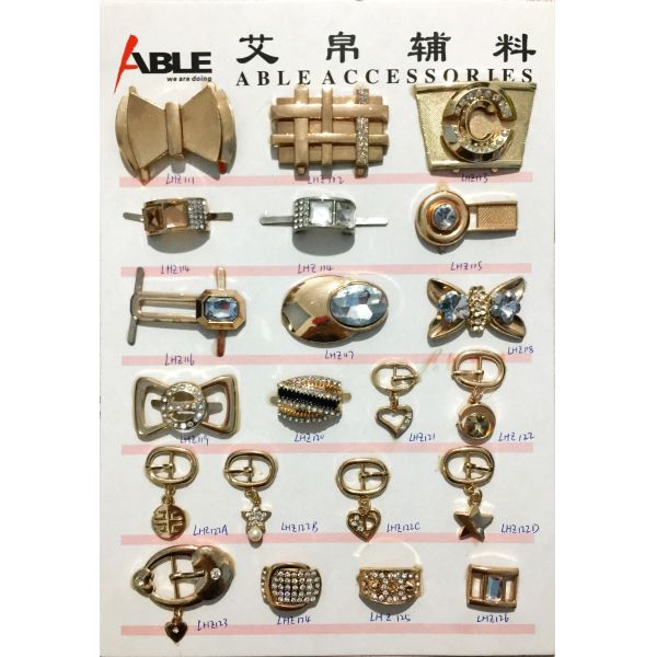 Crystal Pendant Removable Shoes Clips Buckle Decorative Ornaments Long Life