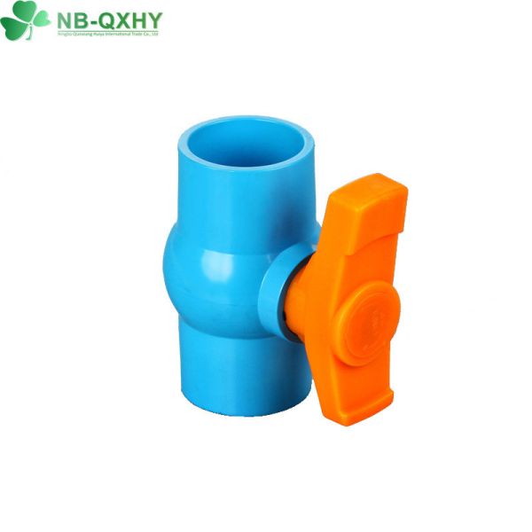 Гибкий шаровой клапан с хорошей теплостойкостью и красочной пластиковой коробкой из ПВХ