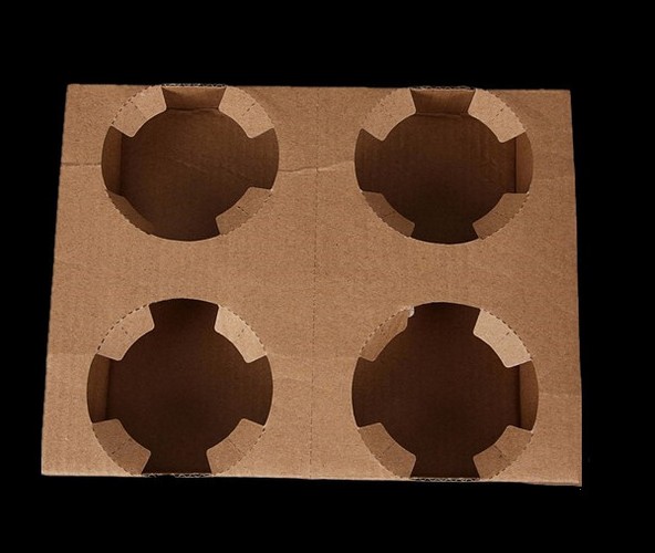 Устранимый держатель бумажного стаканчика Paperboard Kraft несущей кофейной чашки принимает прочь несущую