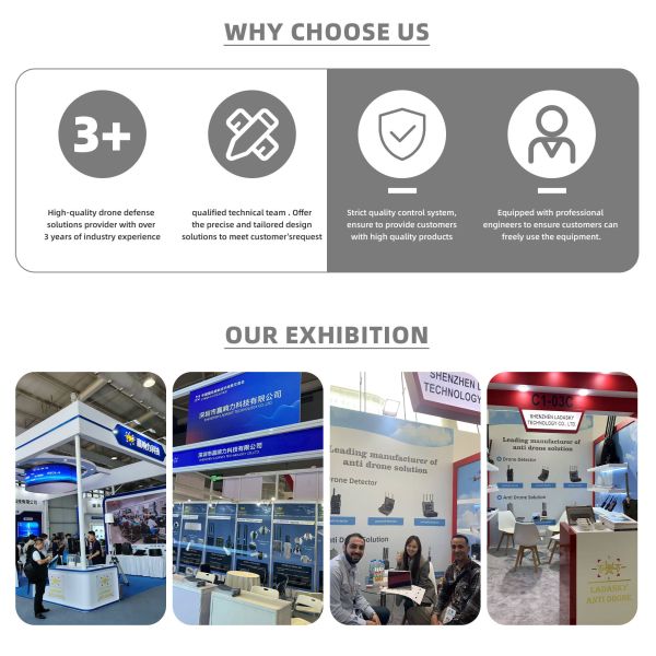 Wireless Portable Drone Detector with Compact & Lightweight Design for Quick Setup in Field Security