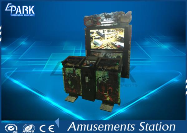55 Inch Screen Shooting Game Machines / Arcade Games Machines Razing Storm Game
