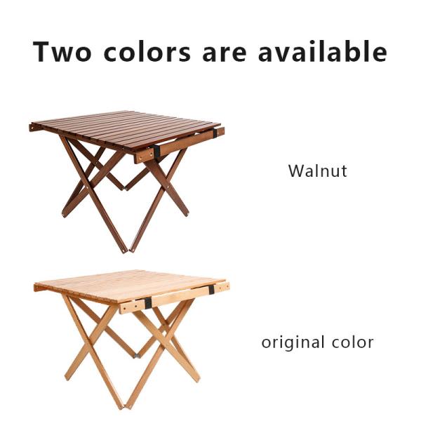 Adjustable 33cm 47cm Portable Camping Table 60x60cm Square
