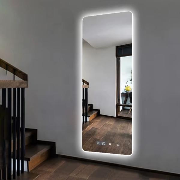 xplosion Proof Frameless Backlit Bathroom Mirror Full Length Rectangle LED Bathroom Mirror