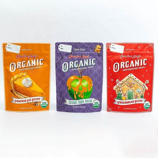 Embalaje de productos Bolsas de pie/follas de aluminio Embalaje con cerradura con cremallera Bolsas de alimentos