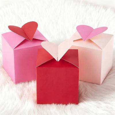 Unleash Charm Love Our Exclusive Heart-Shaped Card Box Glossy Matt Laminating Sponge Liner Every Special Moment Handle Candles