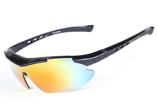 BG0890 Polarized Sports Men Sunglasses Road Cycling Glasses Mountain Bike Bicycle Riding Goggles Eyewear 5 Lens