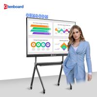 Qtenboard Machine d'enseignement tout-en-un 55 pouces interactif tableau intelligent tableau blanc