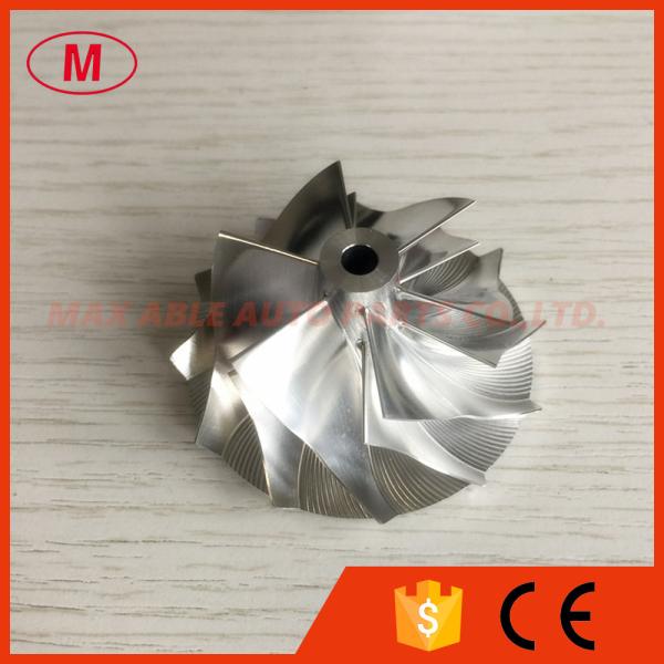K04 39.86/50.96mm 5304-123-2024/5304-123-2021 6+6 blades turbo milling/aluminum 2618/billet compressor wheel