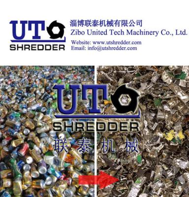 garbage, kitchen waste, pop can, solid waste, household waste, scrap material shredder / crusher - double shaft shredder