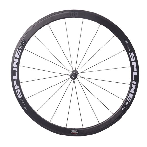 700C Black V Brake Wheelset 30mm Depth Aluminium Alloy Rim Clincher Carbon Wheelset