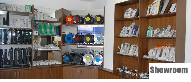 3500W 220V - 250V Electric Extension Cord 3 Outlets ABS Material With Switch