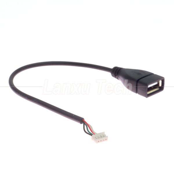 El cable de conector de USB de montaje Hembra a Hombre de JST ZH SH VH PH XH MX