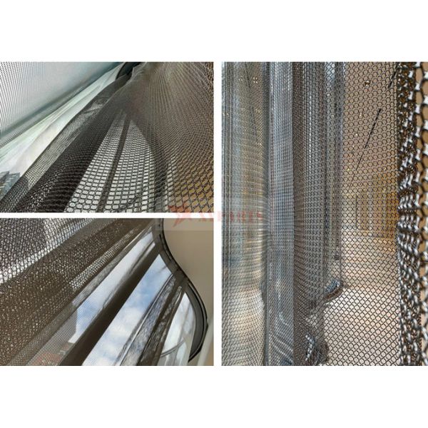 Сварной занавес сетки металла Ss Chainmail для рассекателя комнаты