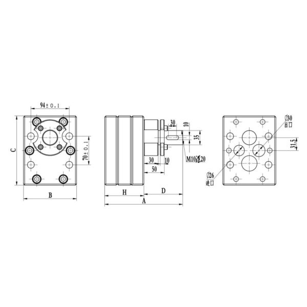 Jrg Glue Gear Pump for High Viscosity Polymer Melt in Chemical Fiber & Adhesive Dosing System