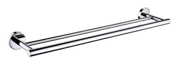 18' and 24' Bathroom Accessory Wall Mounted Towel Bar Stainless Steel Double Bars for Hotel