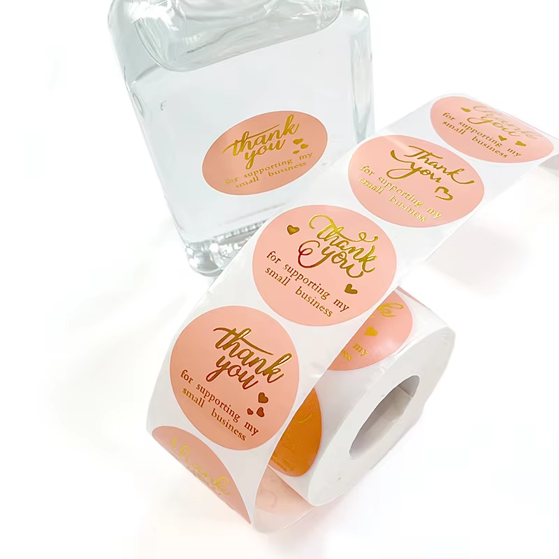 High Quality Waterproof Customizable Logo Stickers Self-Adhesive with Unique Designs for for Gift