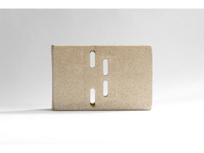 Brick Effect Steel Casting Ladle Fire Board Vermiculite Material Non Toxic
