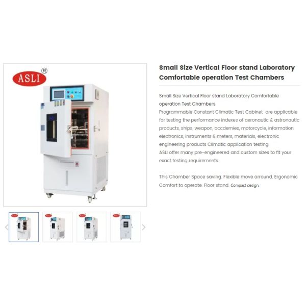 Экологическое температуры и влажности размера вертикальной стойки пола небольшое климатическое сымитировало камеры испытательного оборудования лаборатории