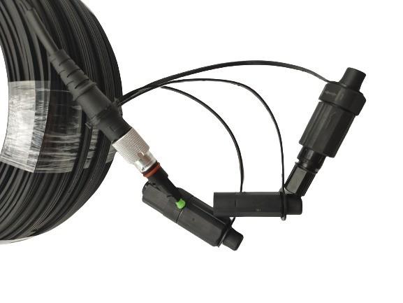 Conector à prova d'água Fibconet FTTH Pigtail óptico com 3 em 1 Conector Fibra Ótica