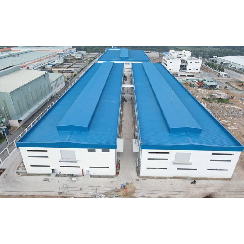 Industrial Light Steel Structure Workshop , Prefabricated Metal Buildings Workshop