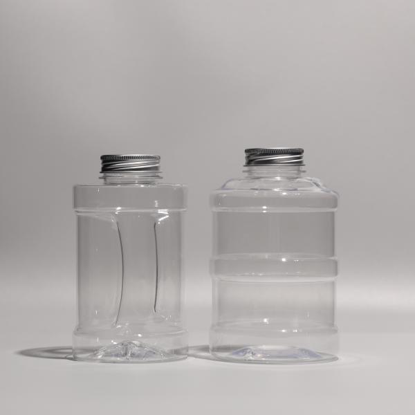 Garrafa de plástico de qualidade alimentar de 500 ml com selo transparente certificado SGS