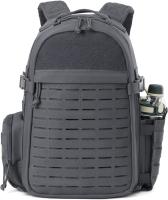 Durable Waterproof Bug Out Backpack 600D Polyester Hiking Rucksack With Bottle