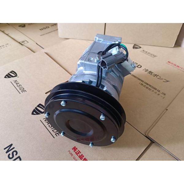 Auto AC Conditioning Compressor For 418-S62-3160 418S623160 24V Komatsu WA100 WA150 WA200