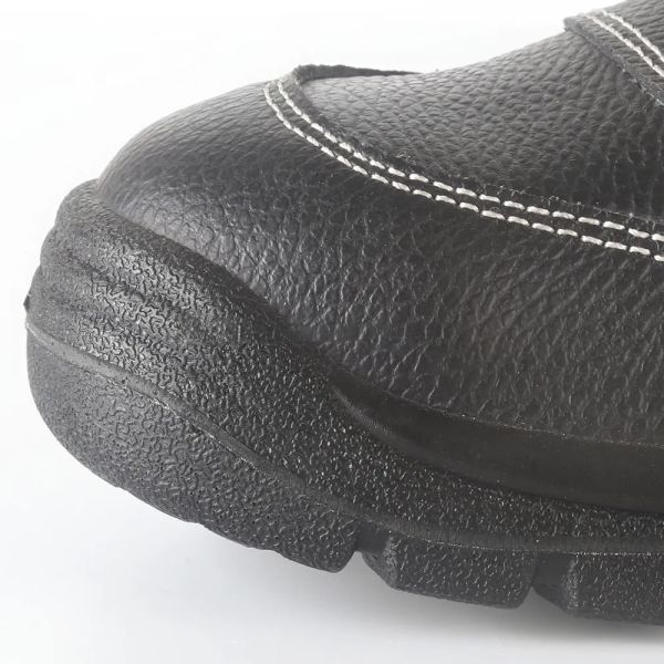 Chaussures de travail de sécurité industrielle en cuir véritable résistant aux ponctions