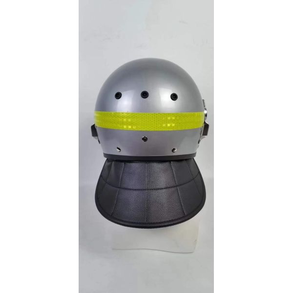 Tactical Riot Helmet With Gas Mask Hook , Military Helmet With Face Shield