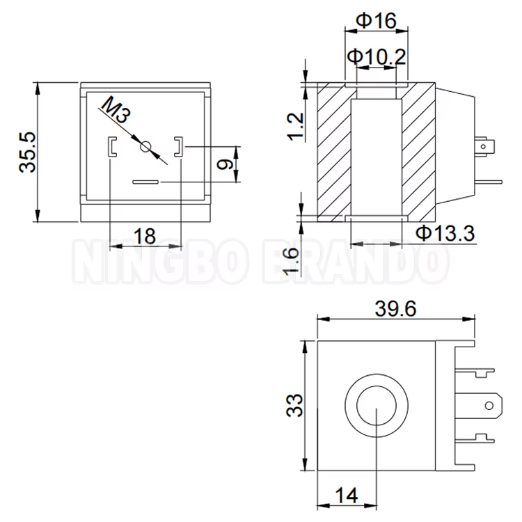 BC1 BC2 BA1 BA2 B72 BDF 688 Solenoid Valve Coil For CEME Coffee Machine Valve 12V 24V 110V 220V